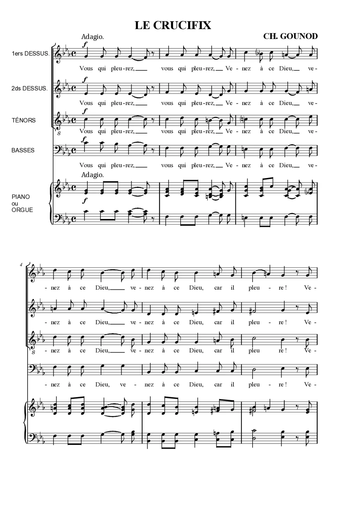 Le crucifix - Page 1