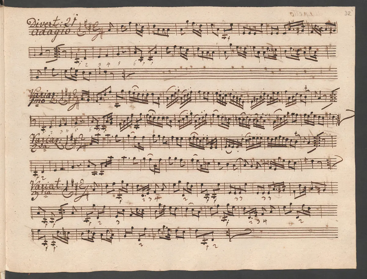 Baryton Trio in D major - Page 1