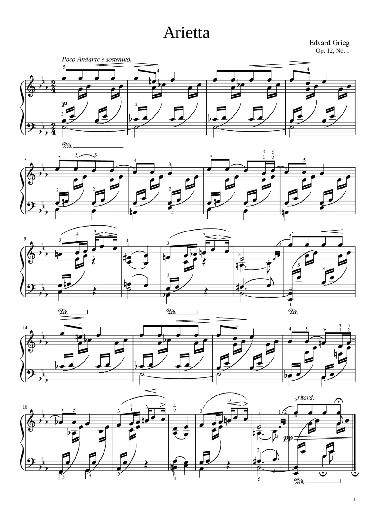 In The Hall of The Mountain King - Page 1