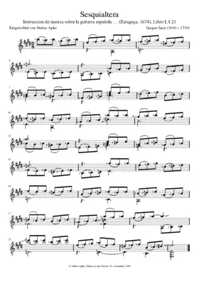 Sesquialtera, Libro I