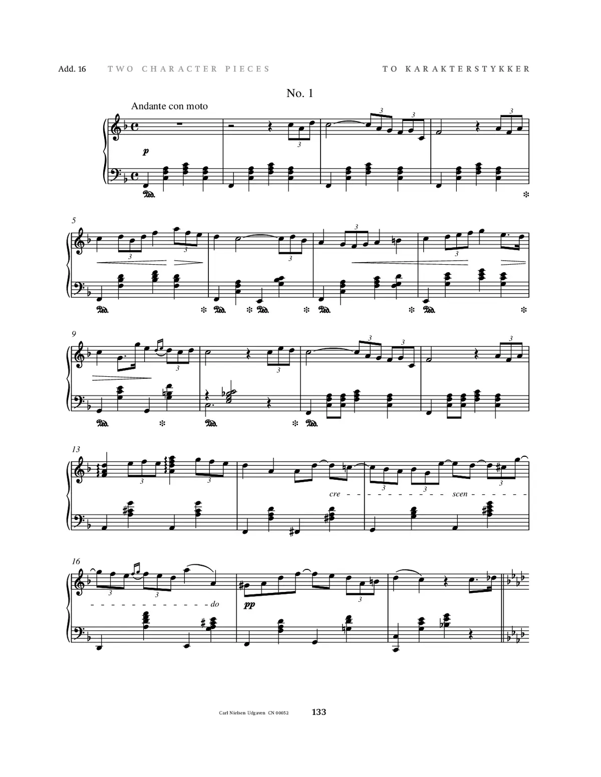 2 Character Pieces, CNW 73 - Page 1
