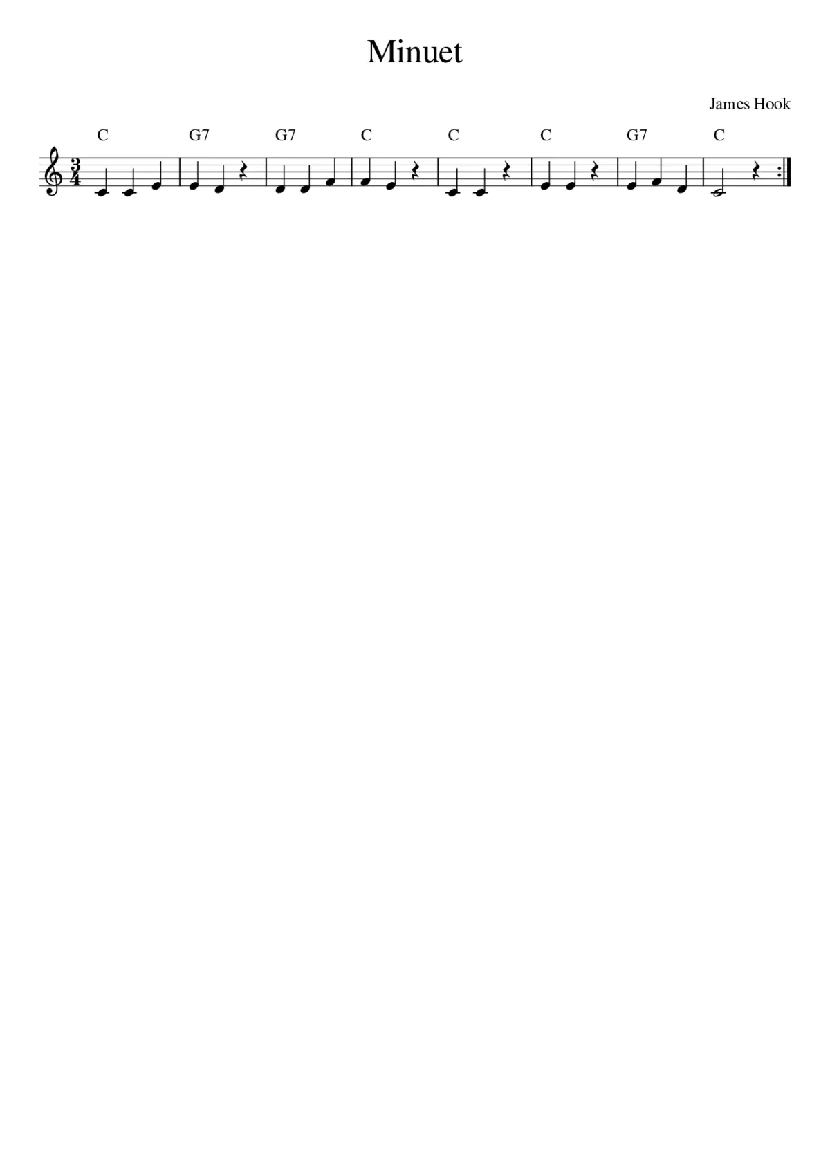 Minuet - Page 1