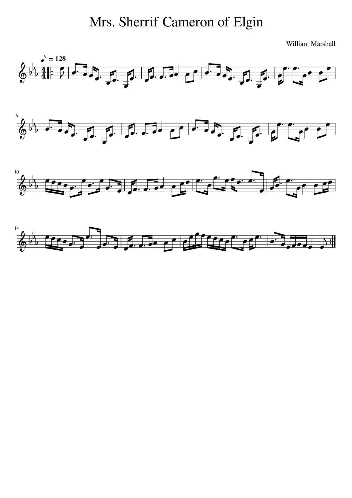 Mrs. Sherrif Cameron of Elgin - Page 1