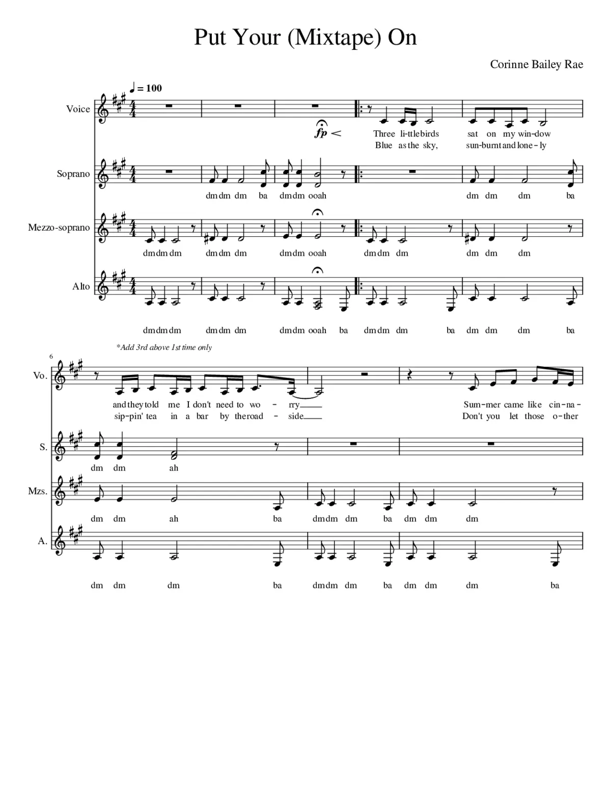 Put Your Records On - Page 1