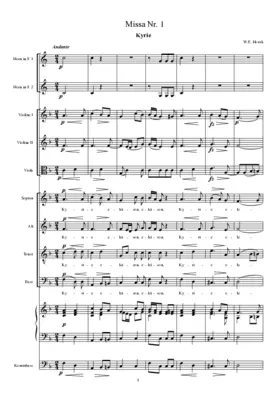 Missa No. 1 in F Major
