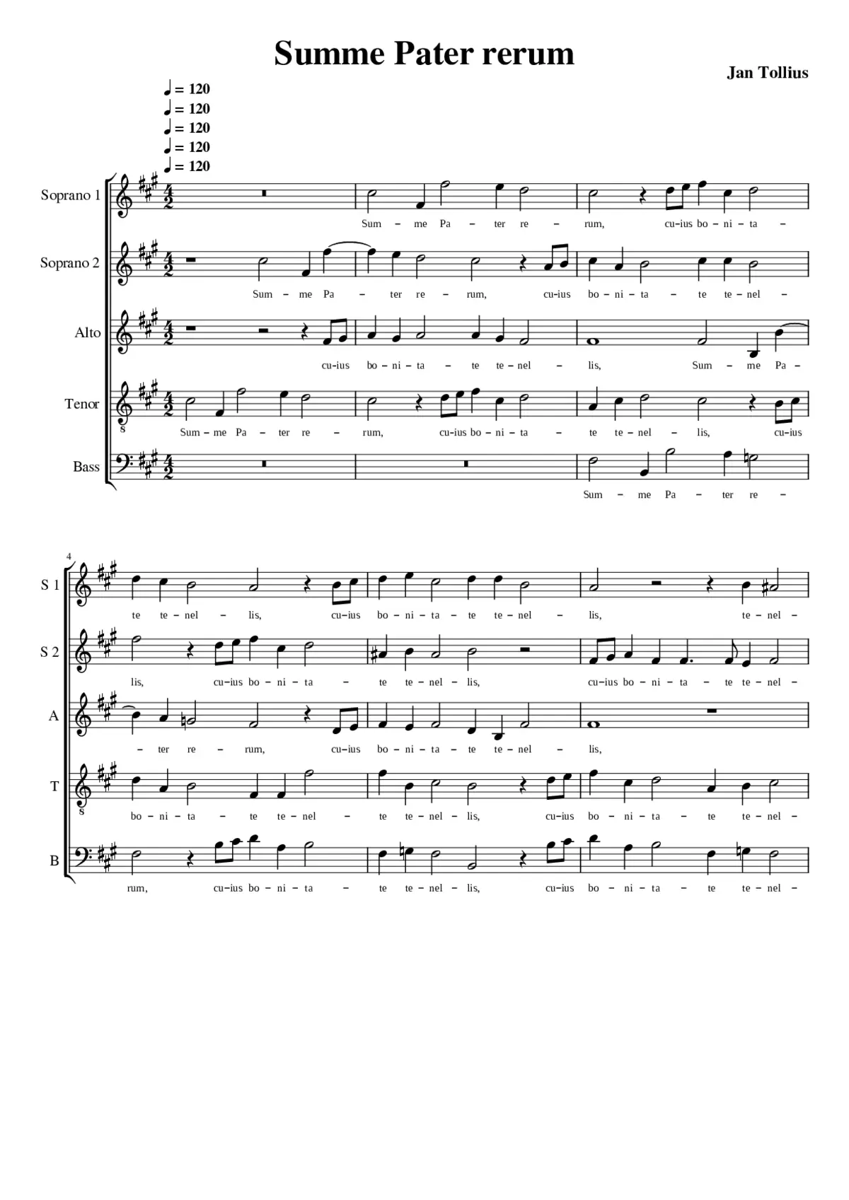 Summe Pater rerum - Page 1