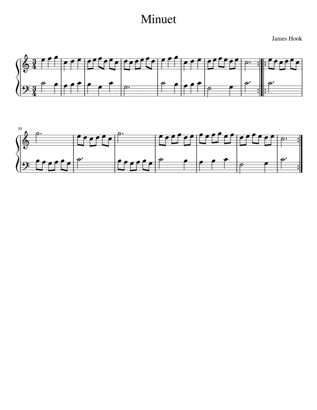 Minuet - Page 1