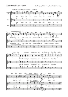 Die Welt ist so schön