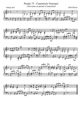 3 Psalms for Organ