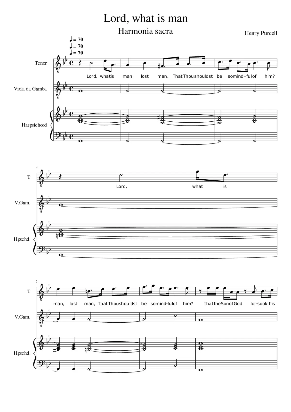 A Divine Hymn Lord what is man? Lost man? - Page 1