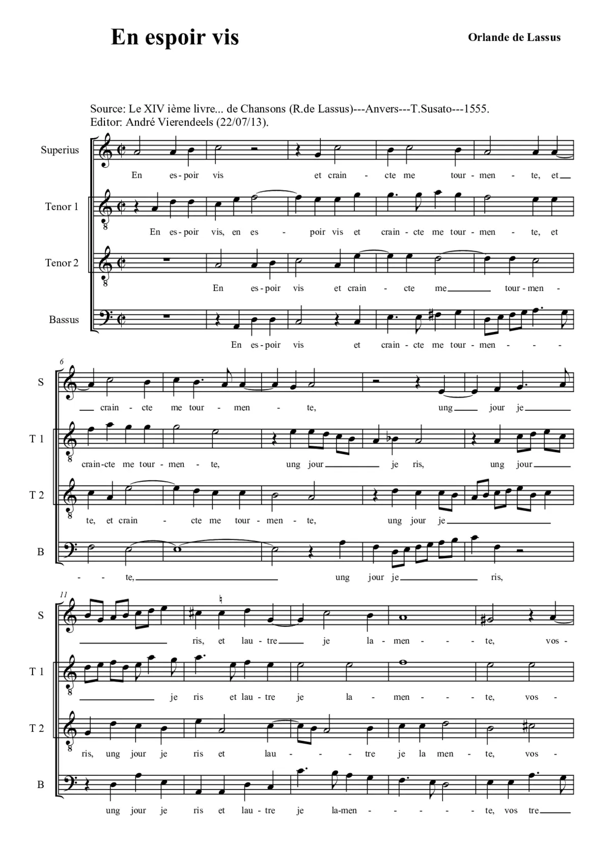 En espoir vis - Page 1