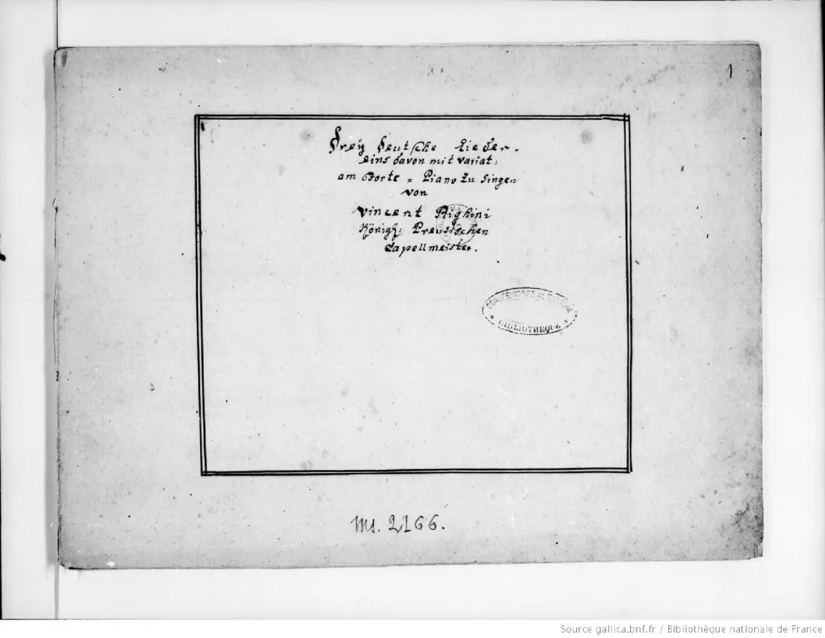 3 Deutsche Lieder - Page 1