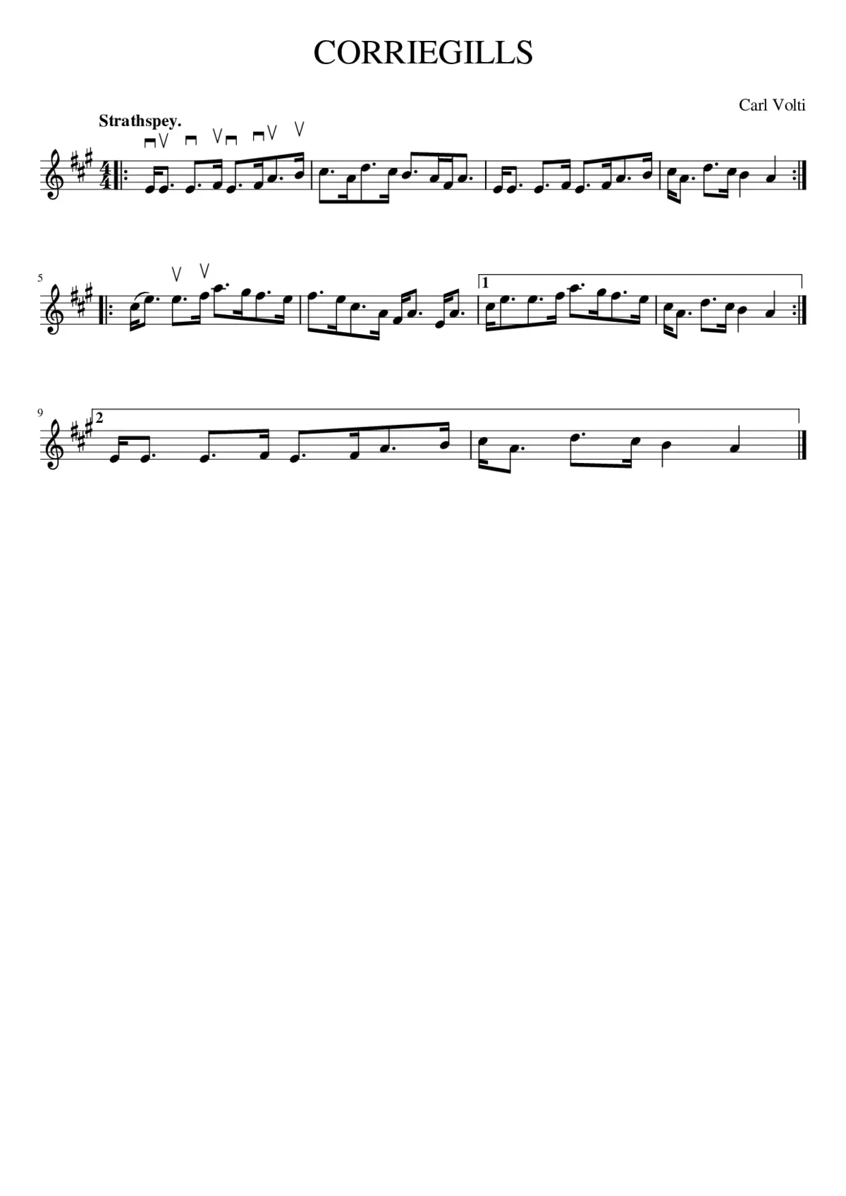 CORRIEGILLS - Page 1