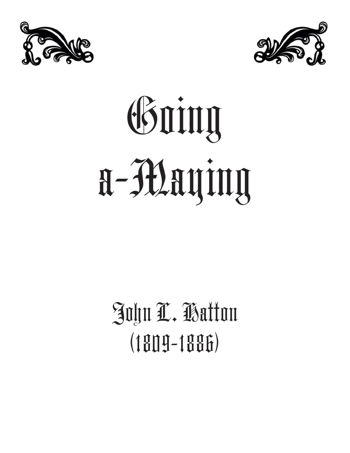 Going a maying - Page 1