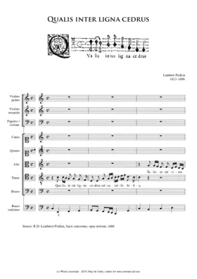 Qualis inter ligna cedrus