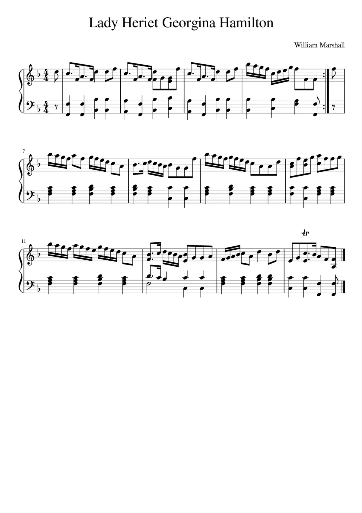 Lady Heriet Georgina Hamilton - Page 1