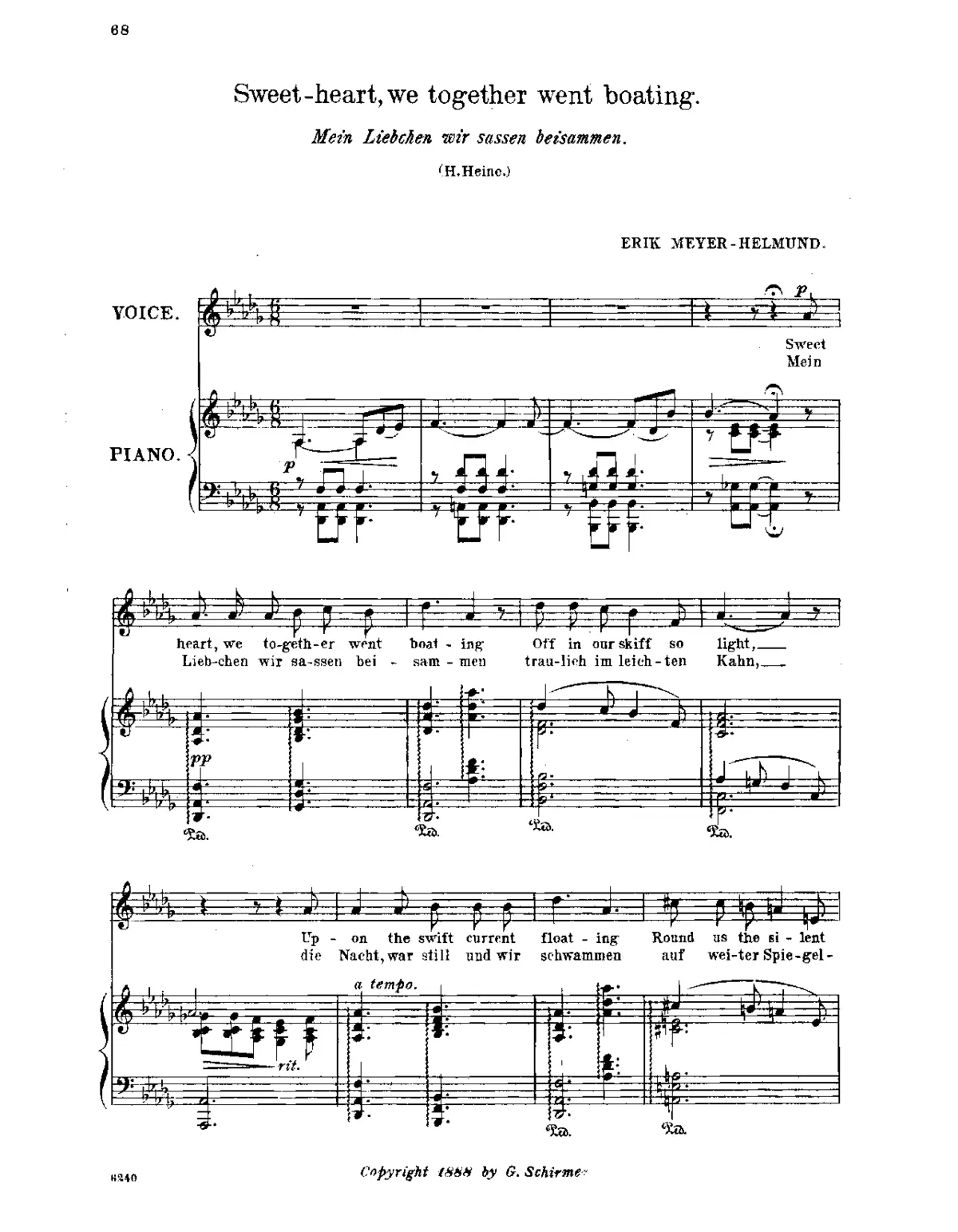 Zwei Lieder - Page 1