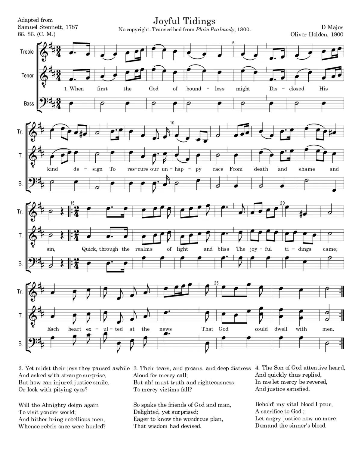 Joyful Tidings - Page 1