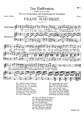 Der Entfernten, D.350