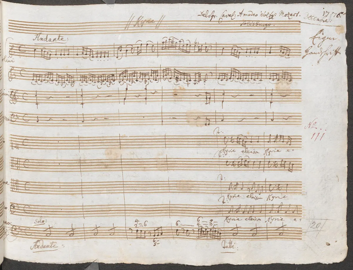Missa brevis in C - Page 1