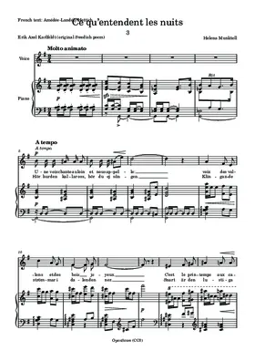 Ce qu’entendent les nuits