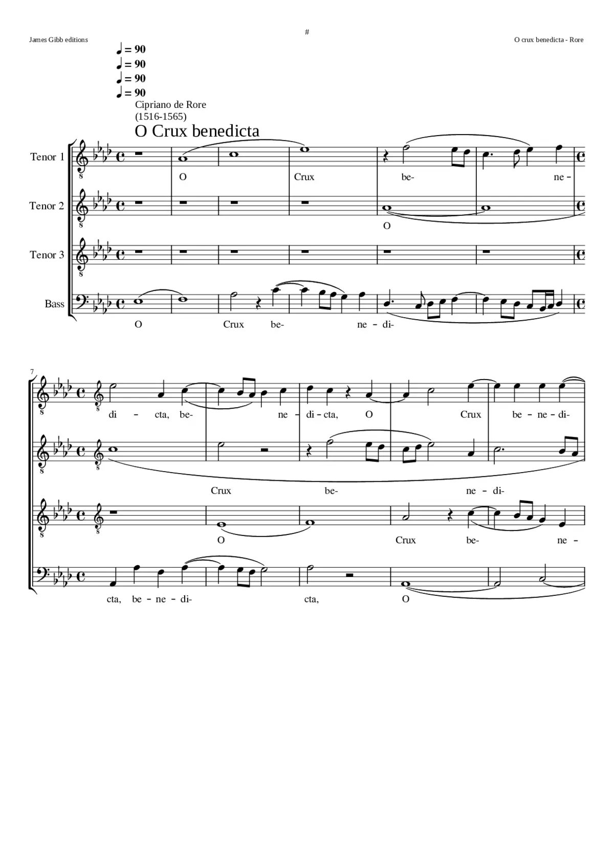 O crux benedicta - Page 1