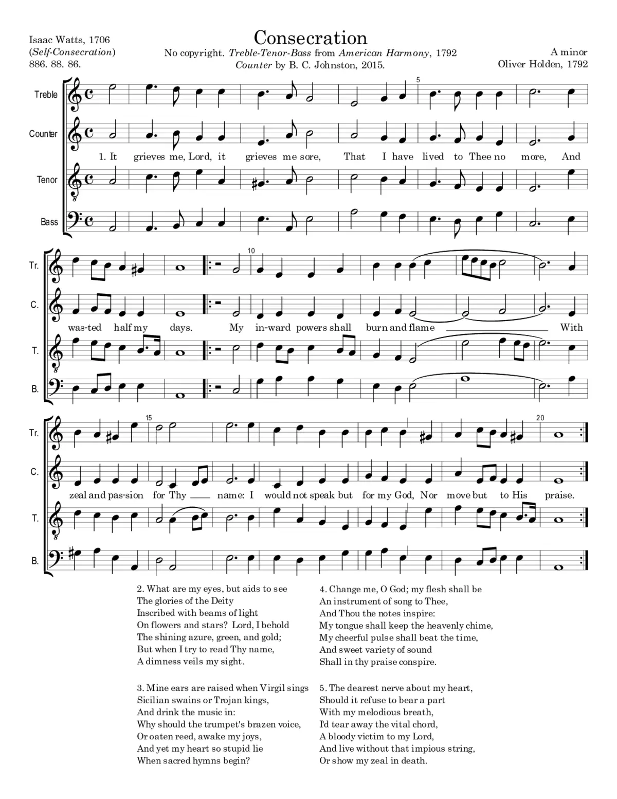 Consecration - Page 1