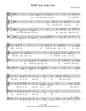 Aus tiefer Not schrei ich zu dir