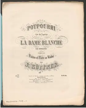 Potpourri for Flute or Violin and Piano No.12