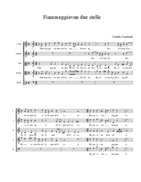 Fiammeggiavan due stelle