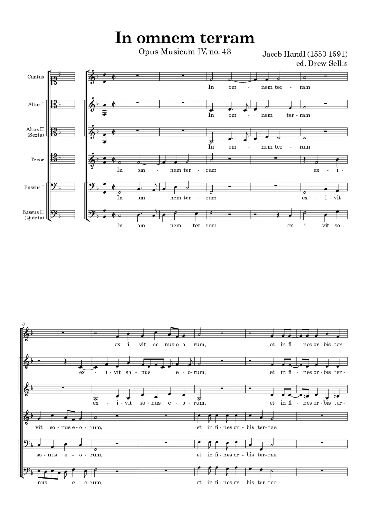 In omnem terram - Page 1