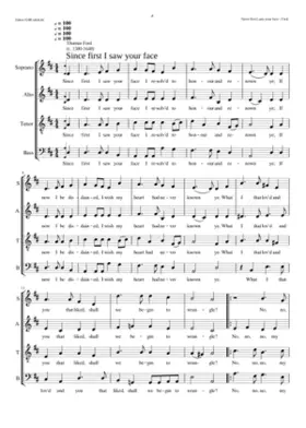 Since first I saw your face