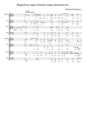 Magnificat super Chorale melos Germanicum