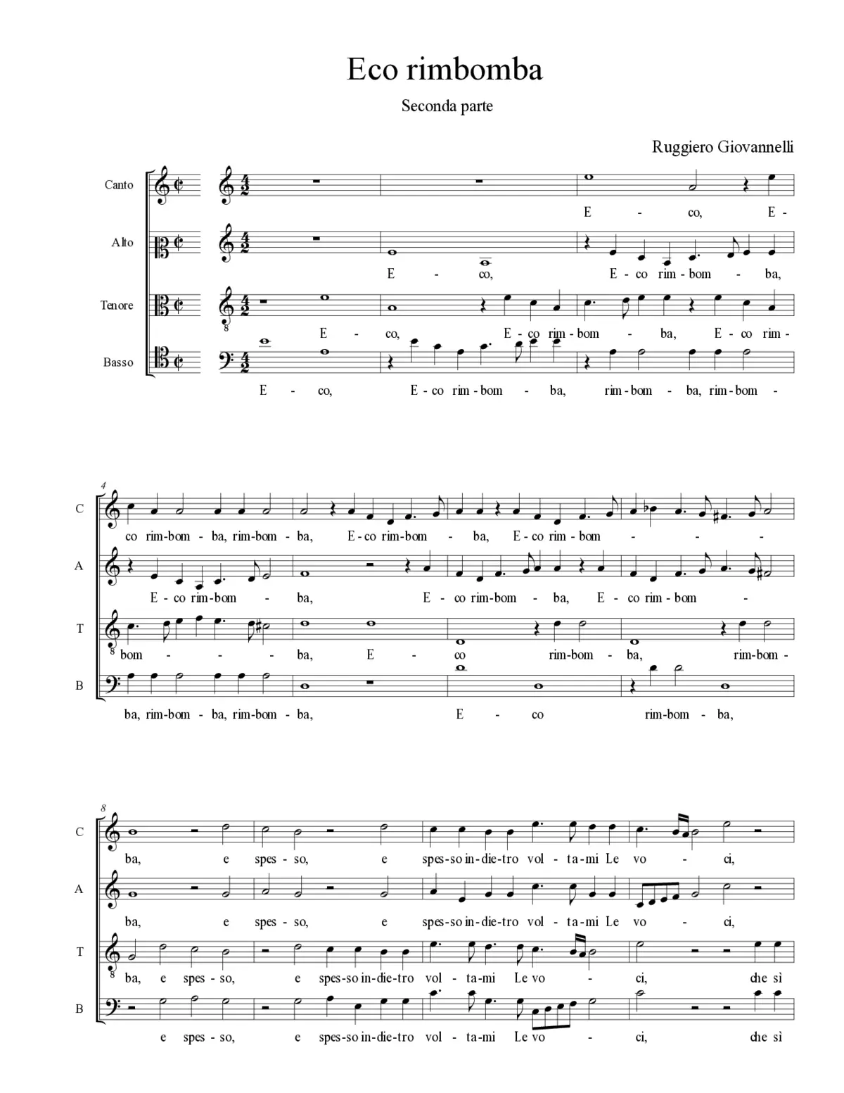 Eco rimbomba - Page 1