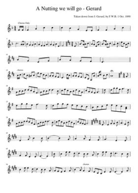 A Nutting we will go - Gerard