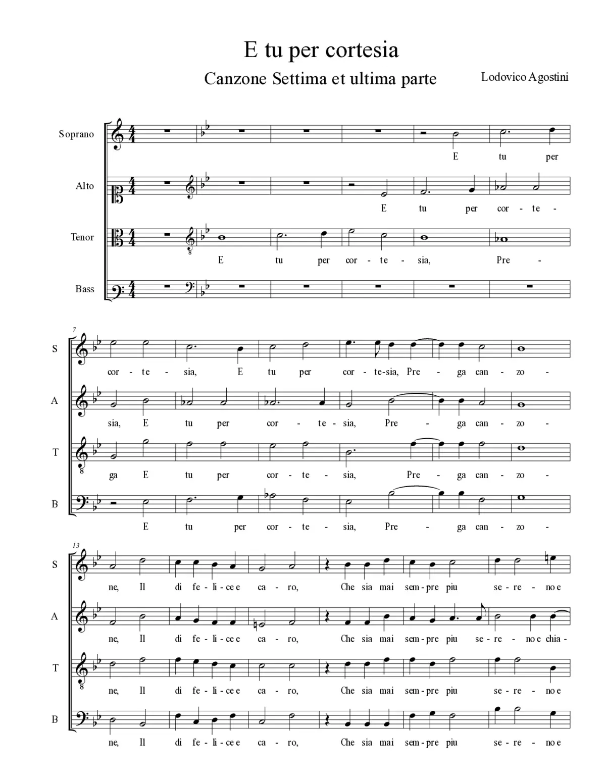 E tu per cortesia - Page 1