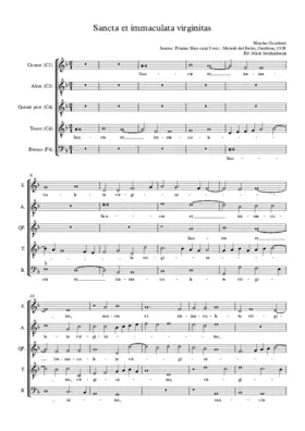 Sancta et immaculata virginitas