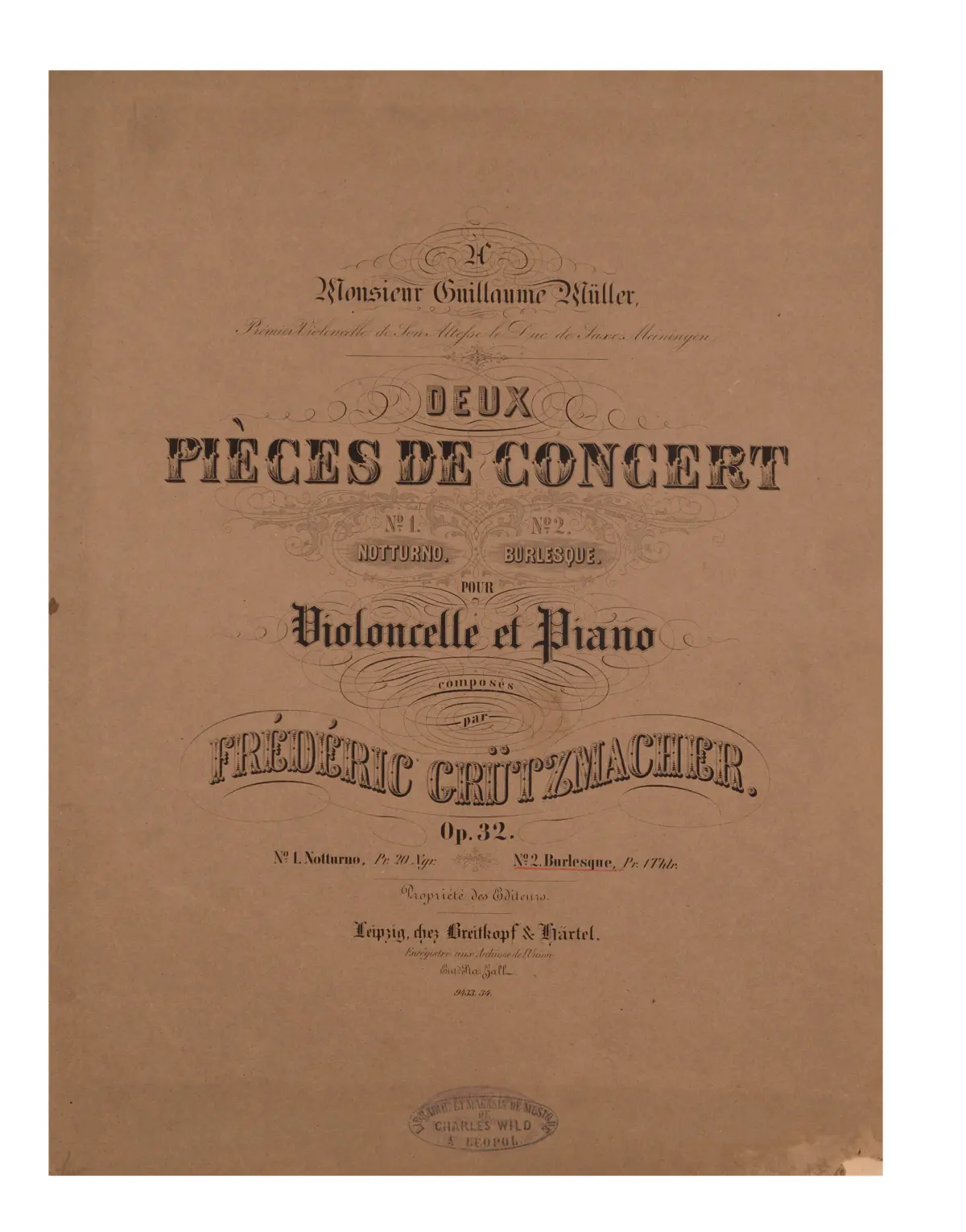 2 Pièces de concert - Page 1