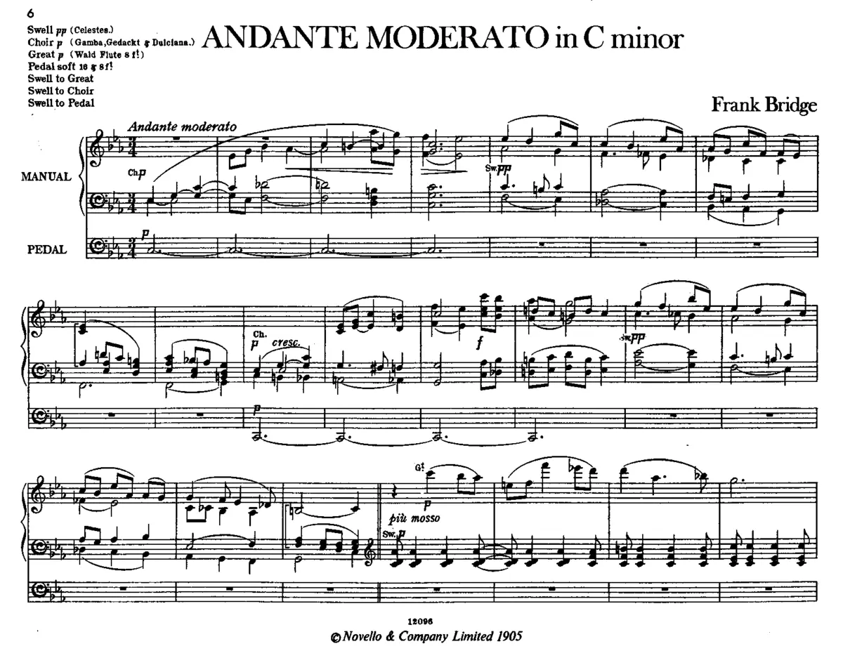 3 Pieces for Organ - Page 1