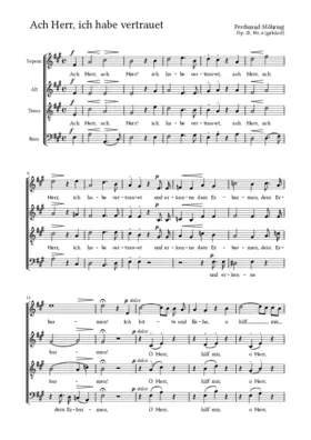 Ach Herr, ich habe vertrauet