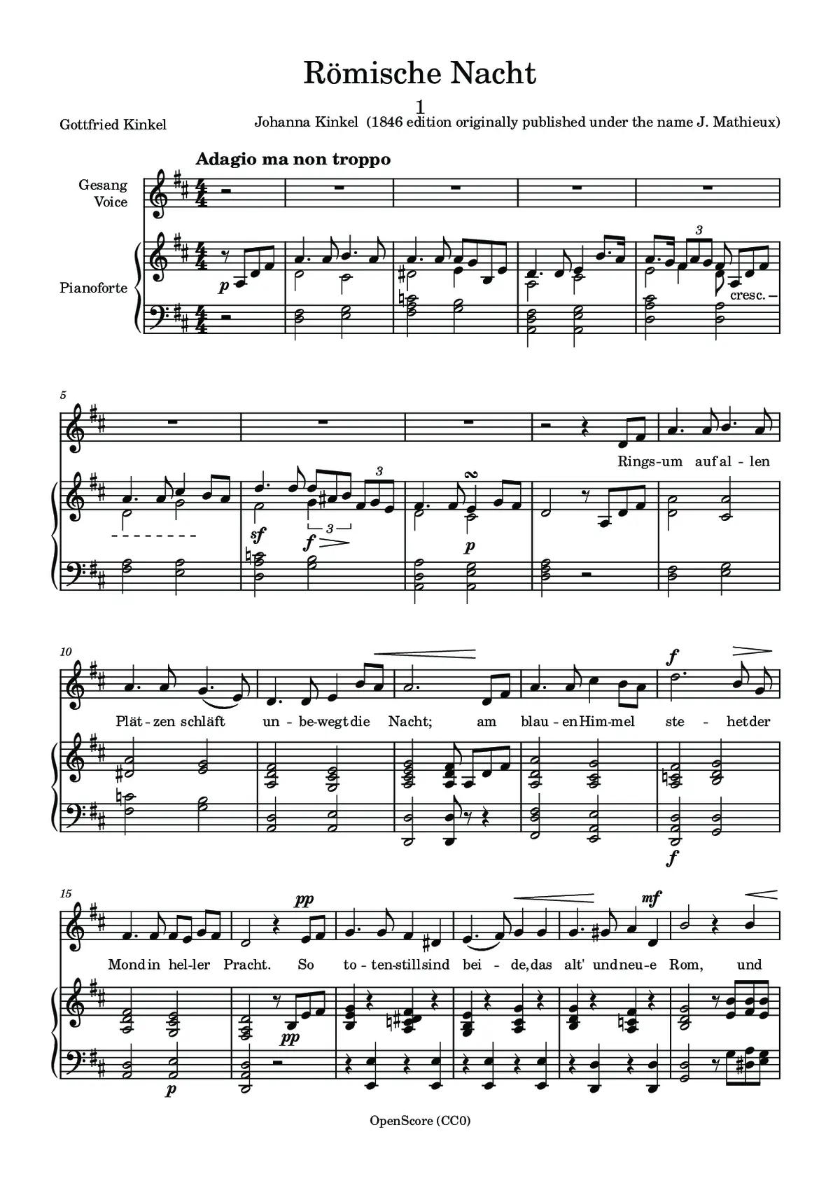 Römische Nacht - Page 1