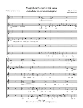 Magnificat Benedicta es