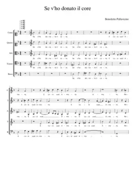 Se v'ho donato il core