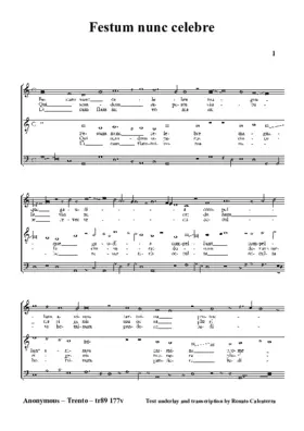 Festum nunc celebre I