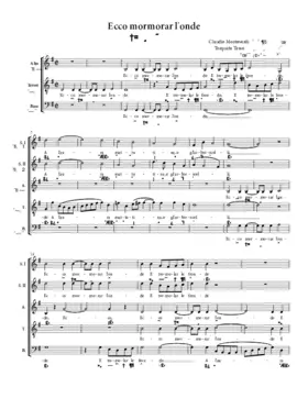 Ecco mormorar l'onde