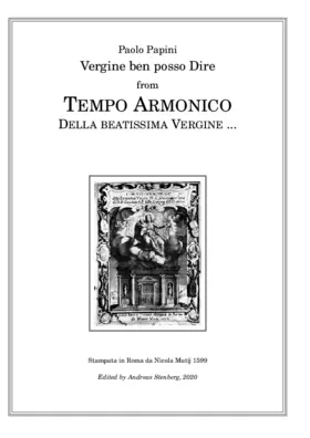 Vergine ben posso Dire