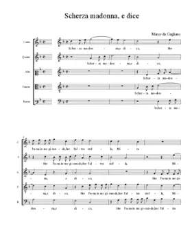 Scherza madonna, e dice
