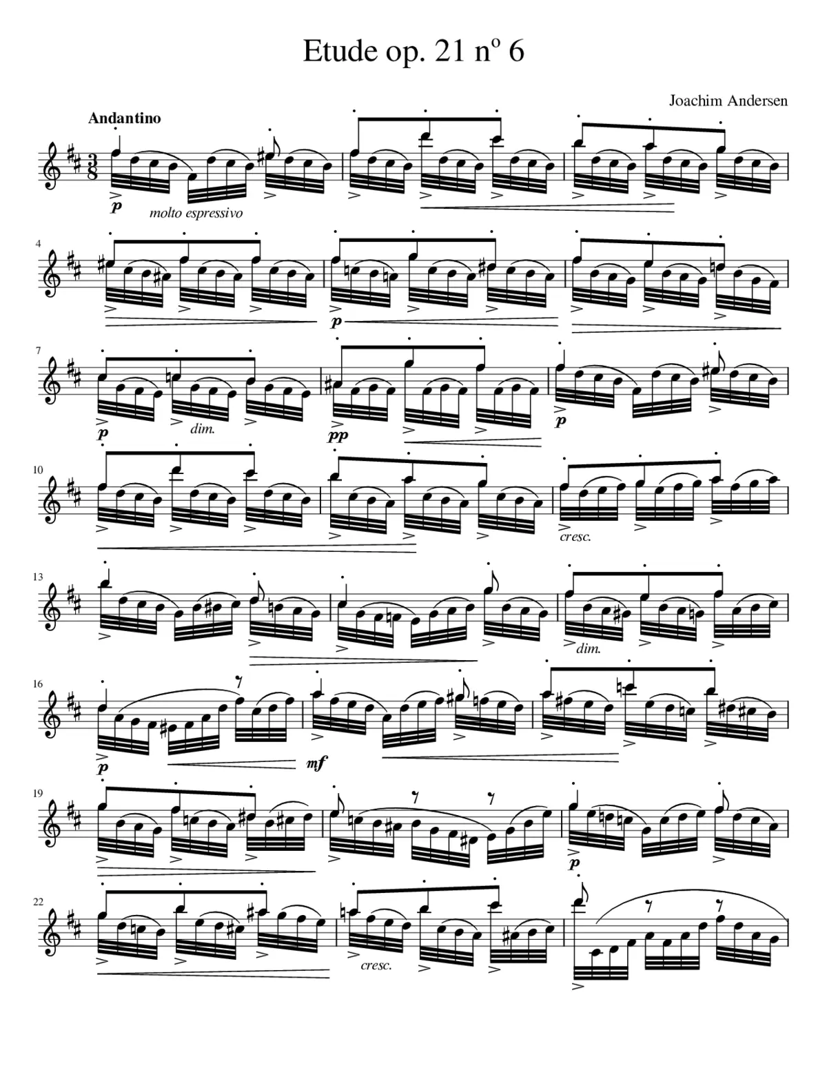 24 Studien op. 21 - Page 1