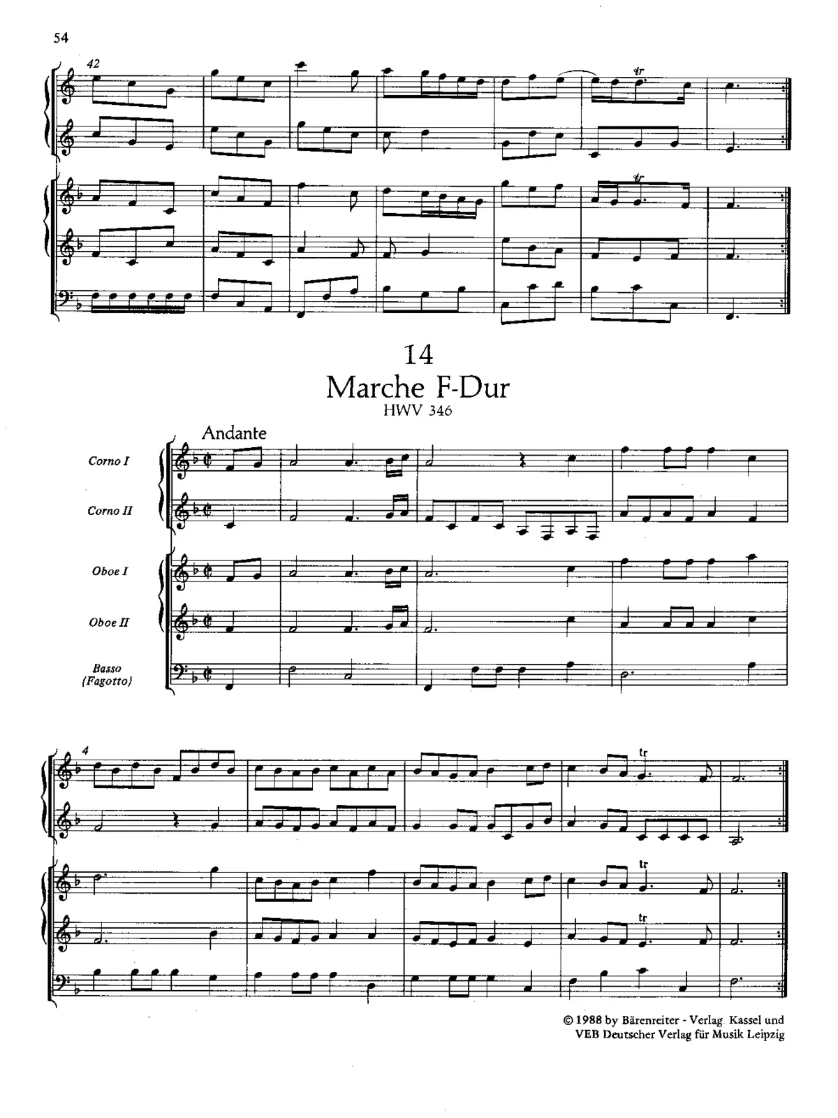 March in F major - Page 1