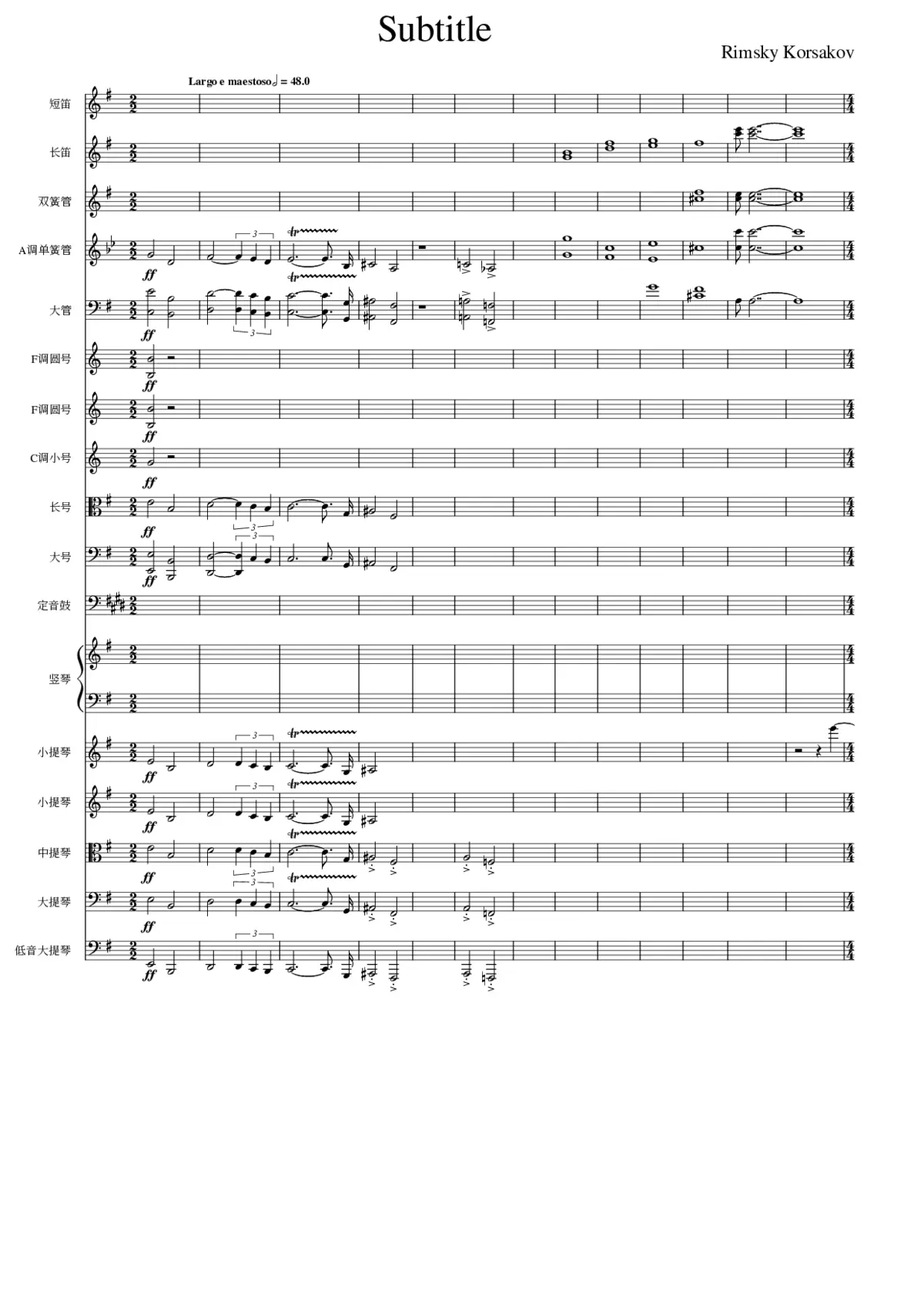 Scheherazade Op.35 - Page 1